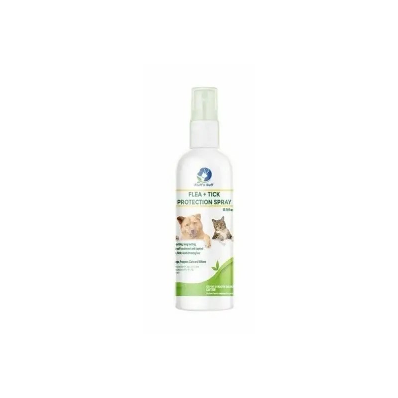 Fluff and buff Fleas & Tick spray