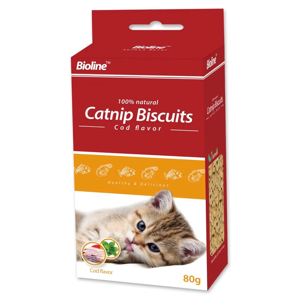 BIOLINE CATNIP BISCUIT COD 80G PetStore Kenya