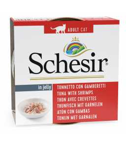 Schesir Cat Wet Food-Tuna With Shrimps