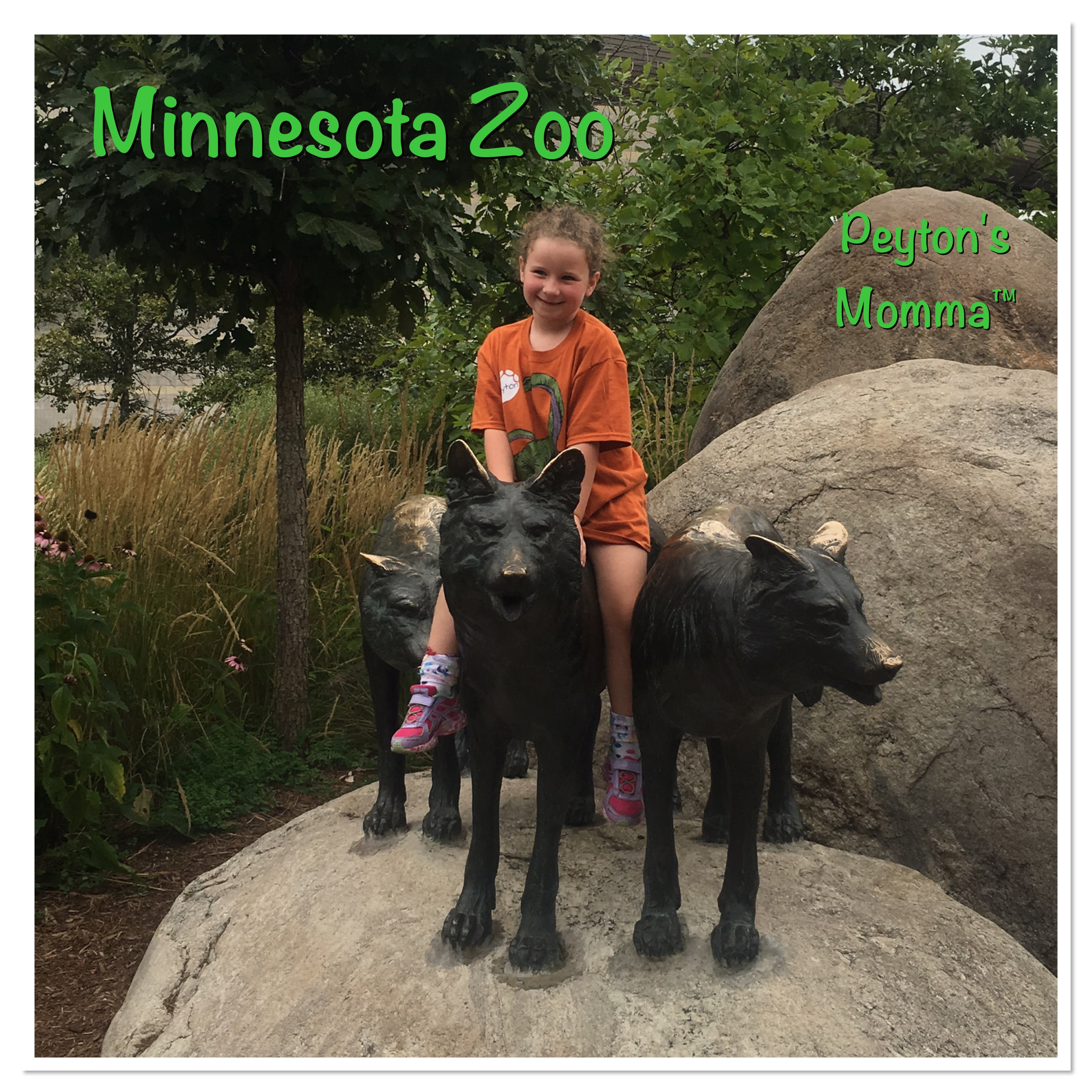 Minnesota Zoo Wolf Statues