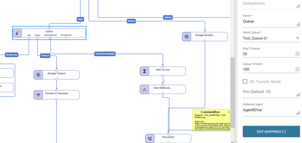 preferred agent variable