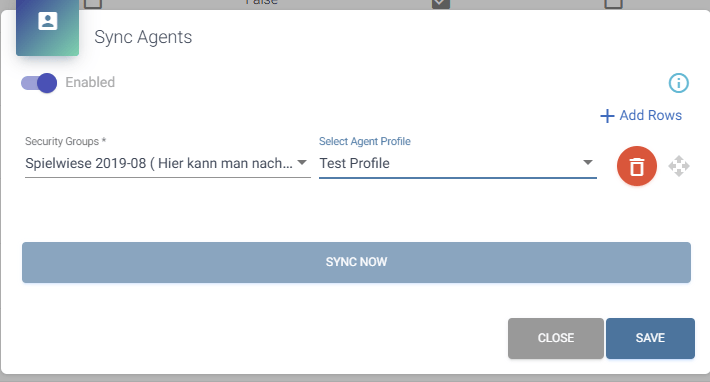 roger sync security groups