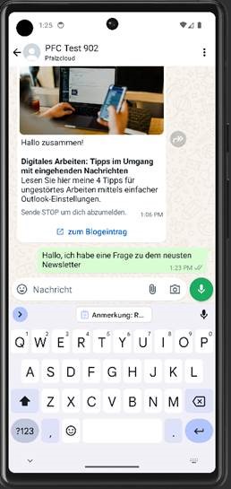 thread whatsapp bird
