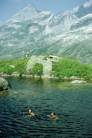 Düssi Seeli in 2000 m Höhe