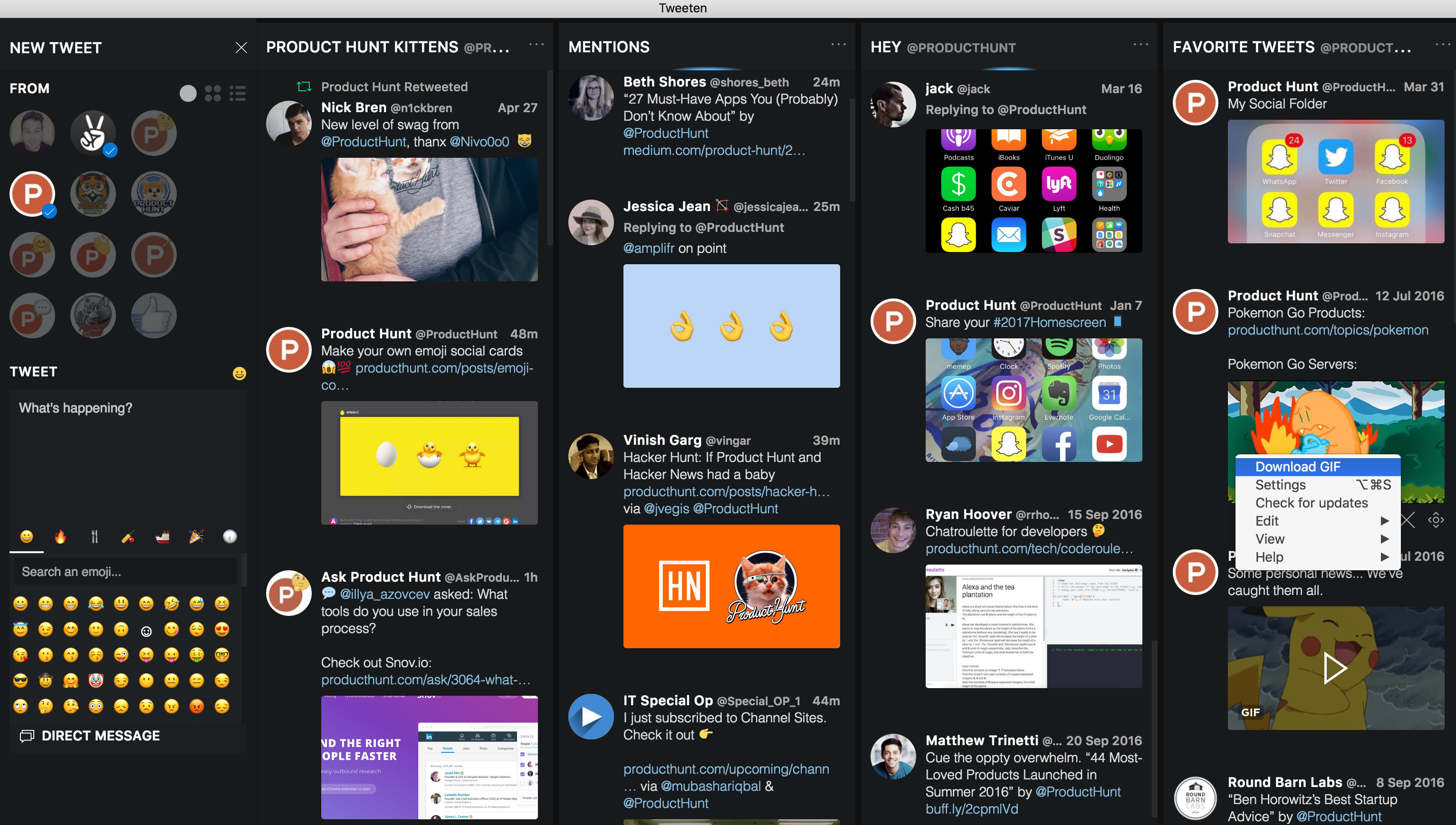 There are few places in your home more comfortable than your back deck. Tweeten 2 - A powerful Twitter client based on TweetDeck