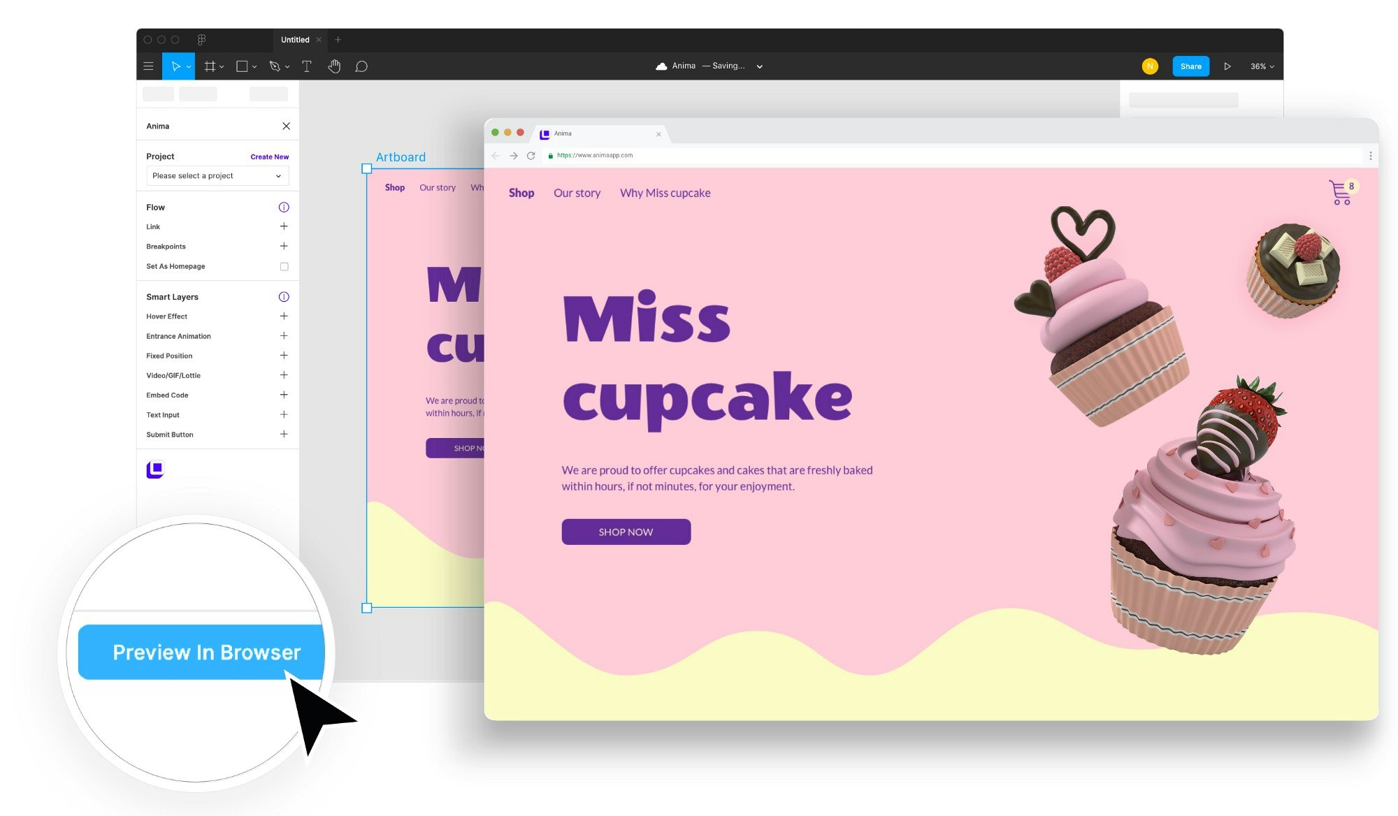 photo Anima App Figma anima for figma export figma to html css code product hunt