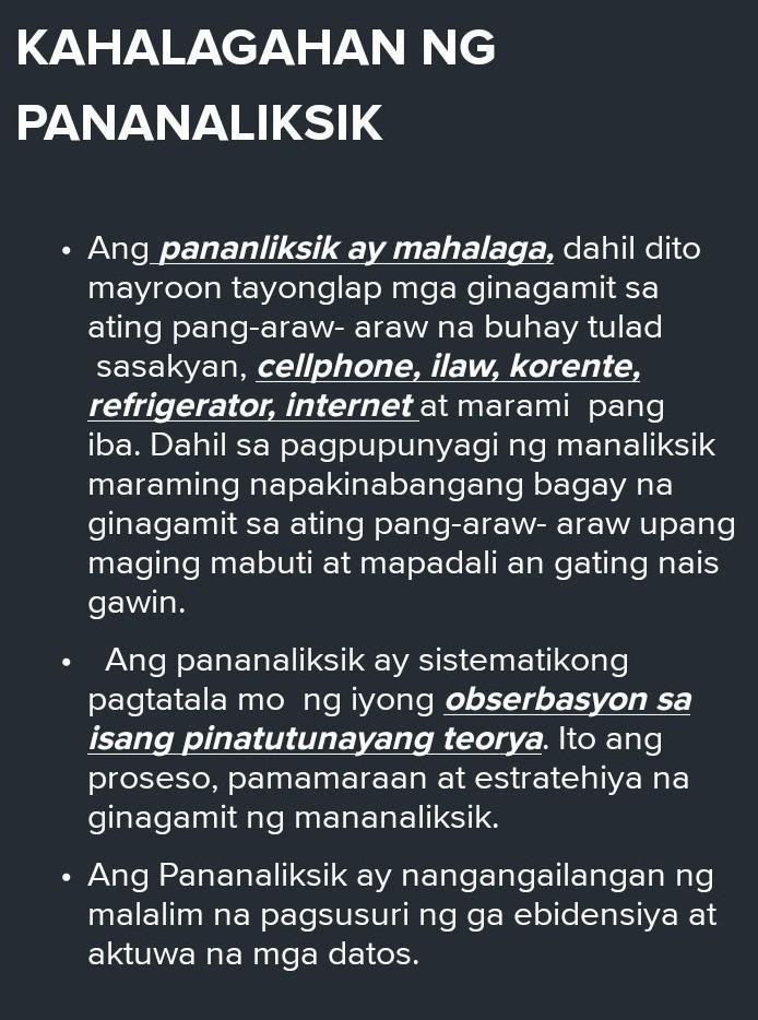 Kahalagahan At Kahulugan Ng Pananaliksik 