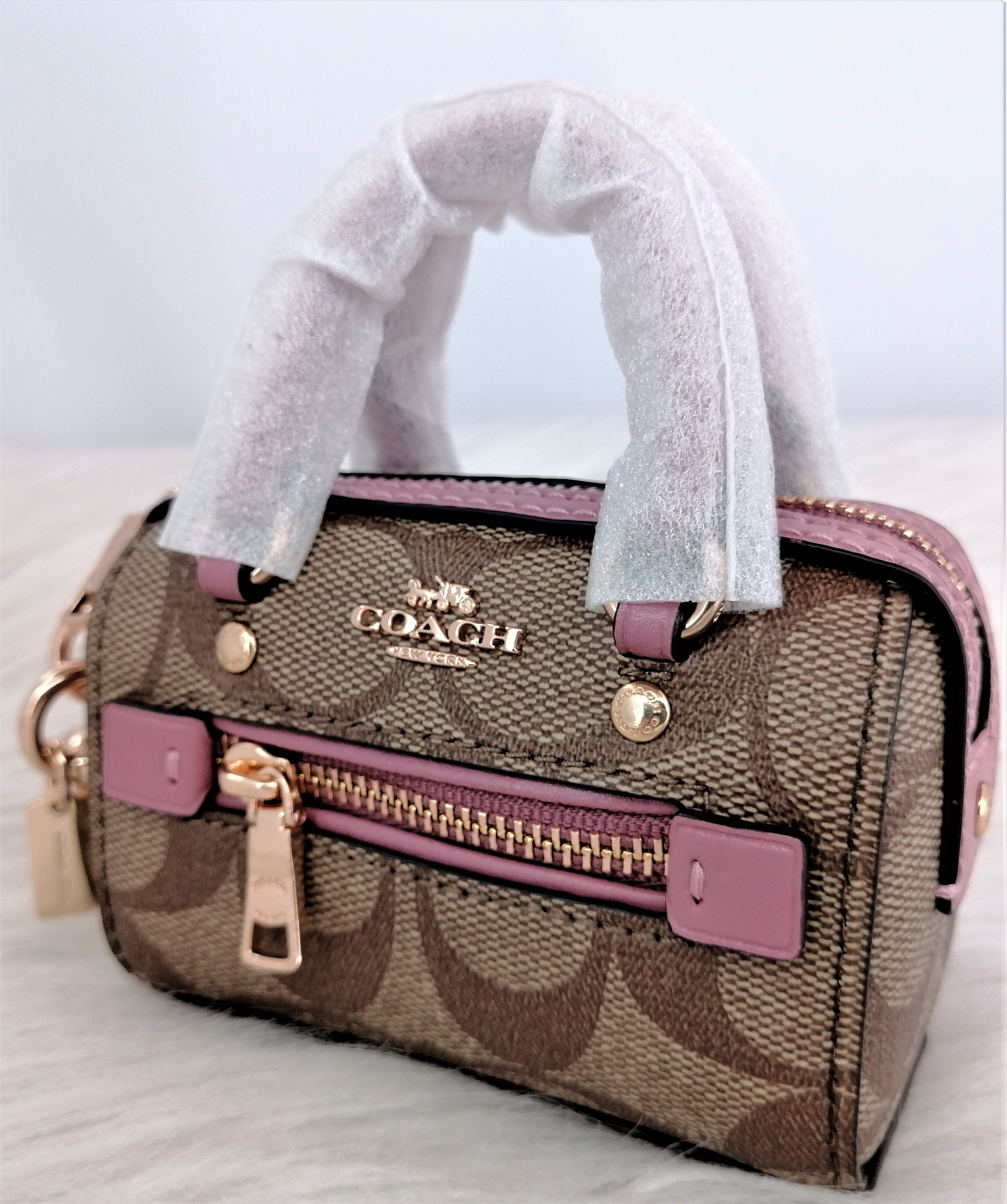 Coach Mini Rowan Satchel Bag Purse Charm Nwt Lazada Ph