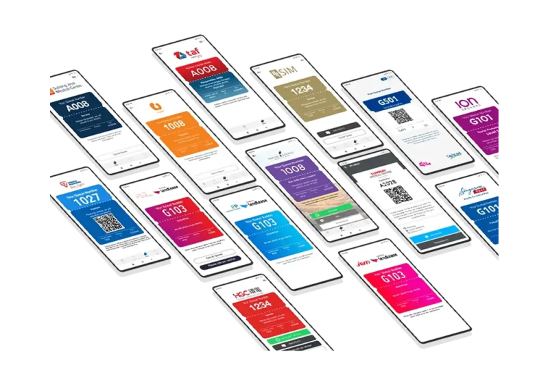 Queue Management Solution My Website - Professional Dark Design - Retina