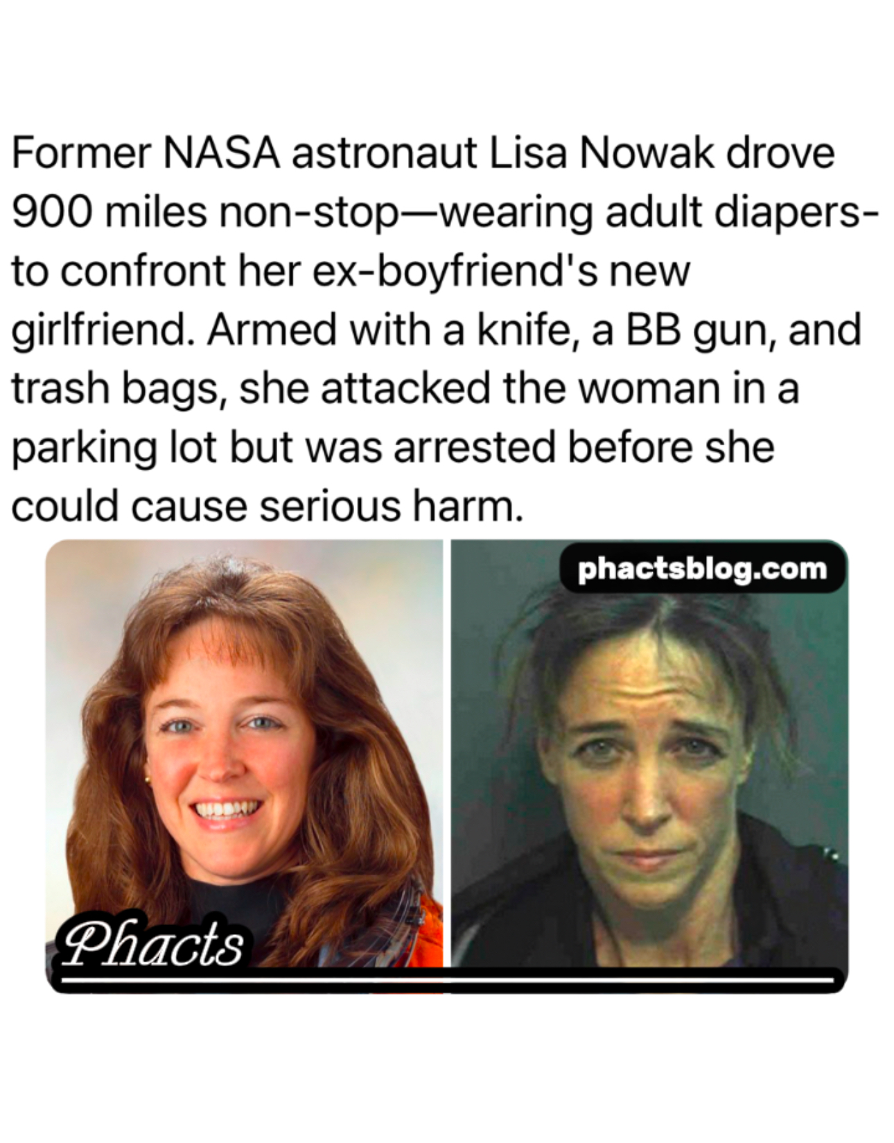 Lisa Nowak’s 900-Mile Drive: A NASA Scandal