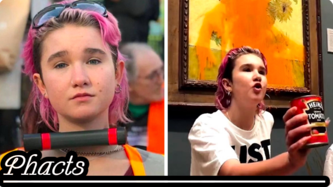 Phoebe Plummer and the Van Gogh Soup Protest