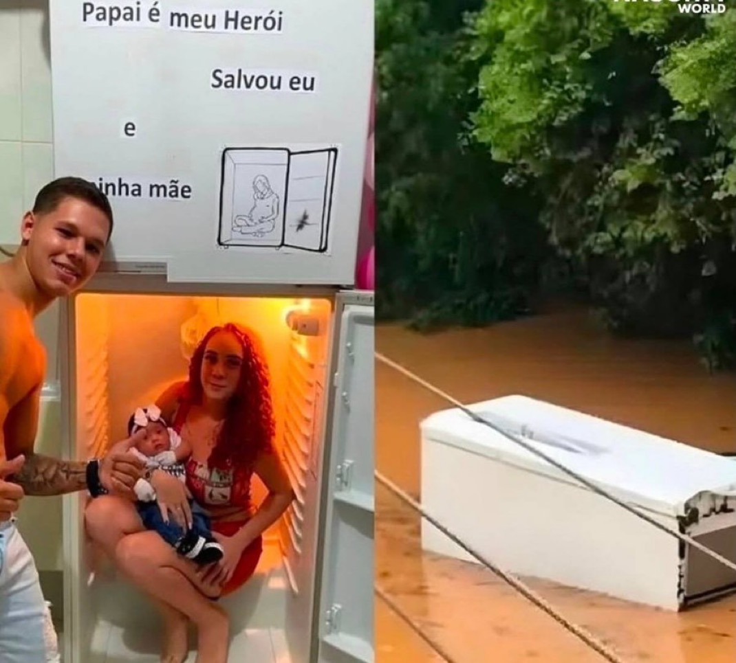 Rulian Dias Amaral Saved His Pregnant Wife With a Refrigerator