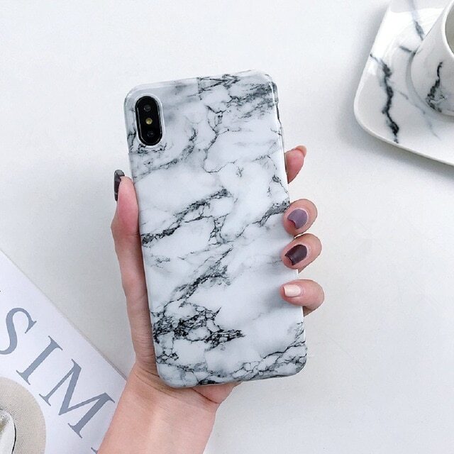 Panda Marble iPhone Case
