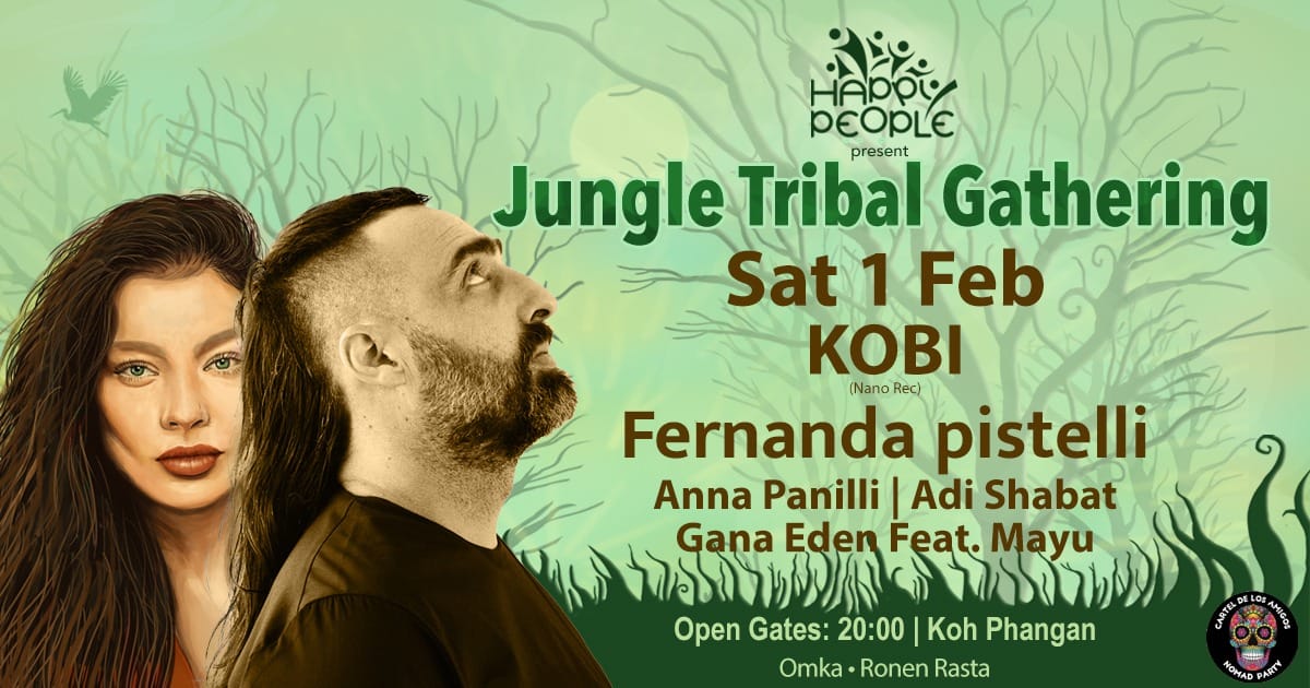 Kobi & Fernanda Pistelli at Maya Jungle Tribal Gathering