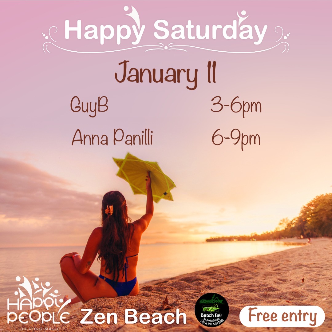 Happy Saturday at Zen Beach on January 11