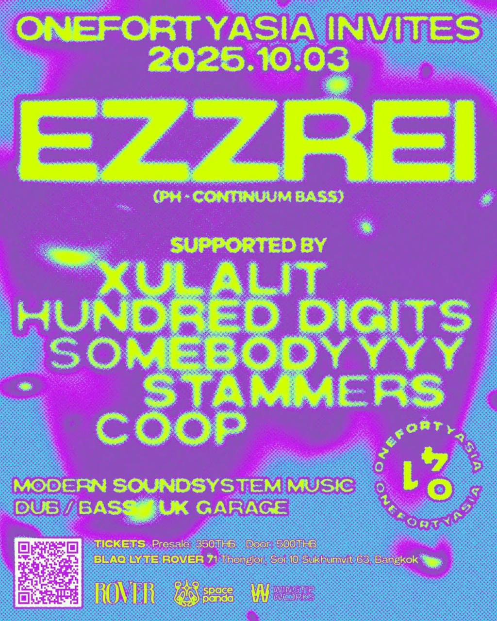 Oneforty Asia Invites: Ezzrei at Blaq Lyte Rover Bangkok