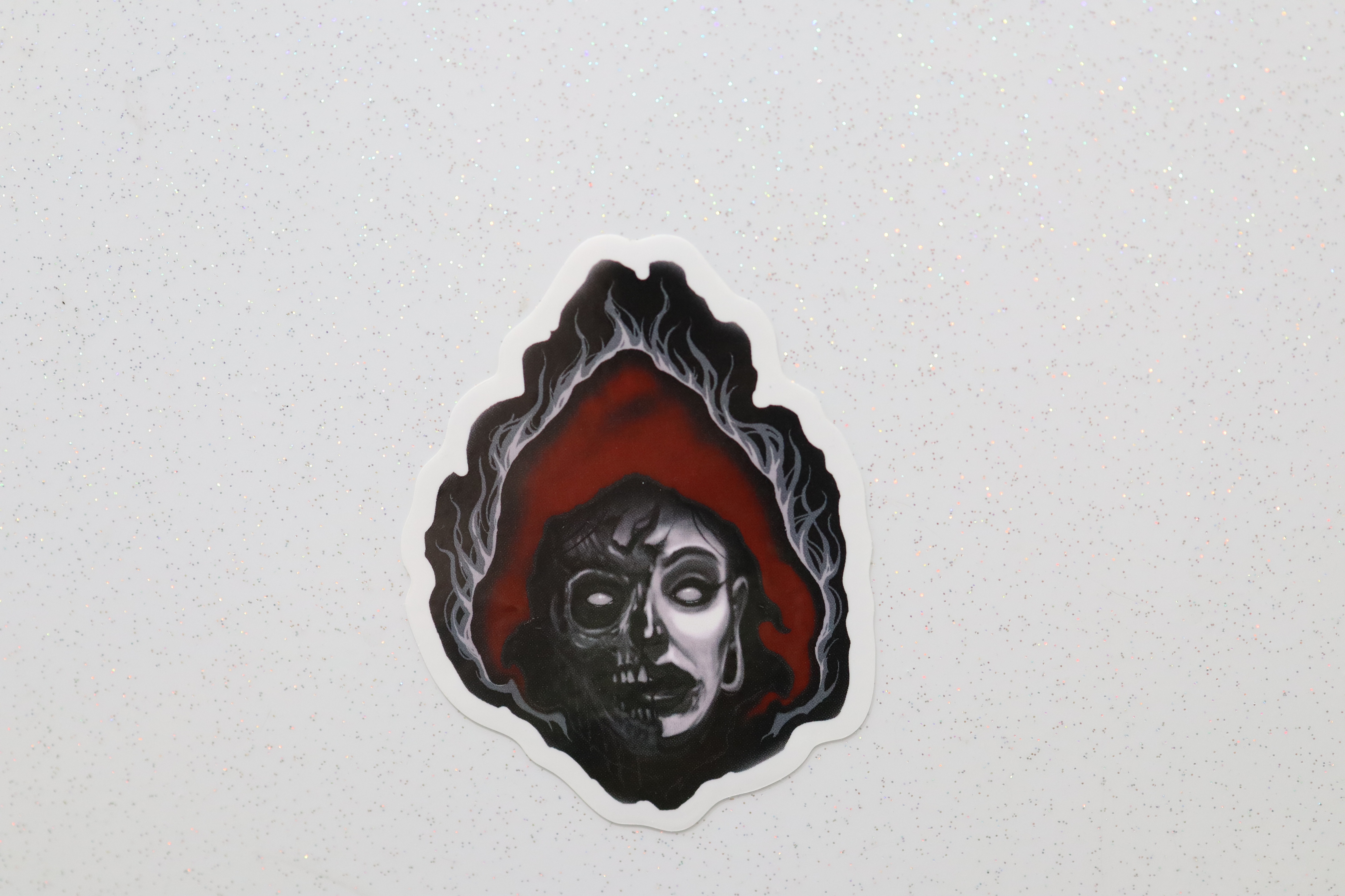 Zombie Woman Sticker