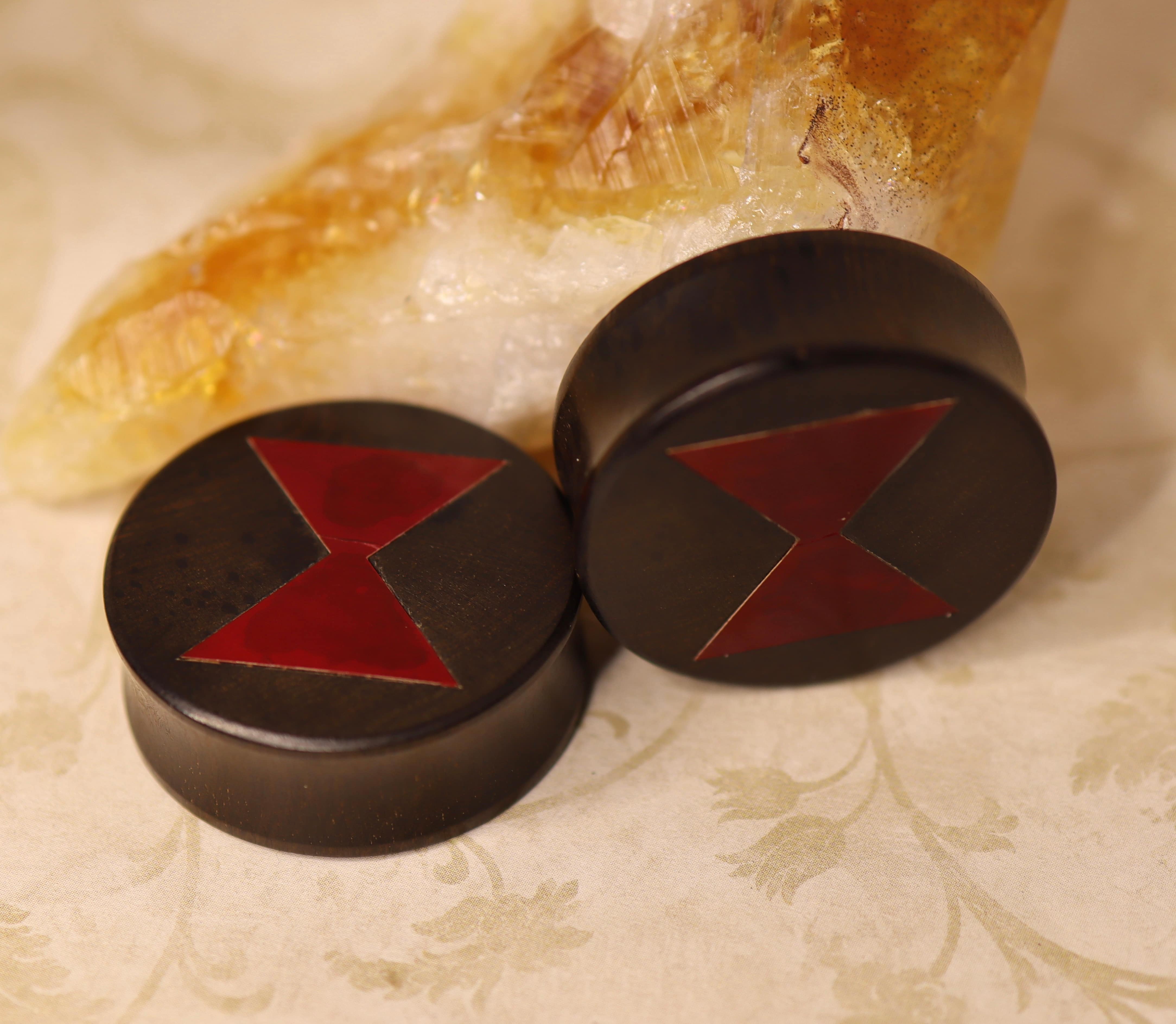 Black Widow Wood Plugs