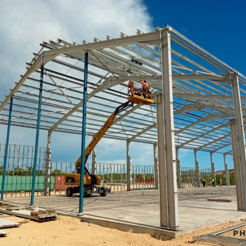 Warehouse Construction (Frame, Roof & Walls)