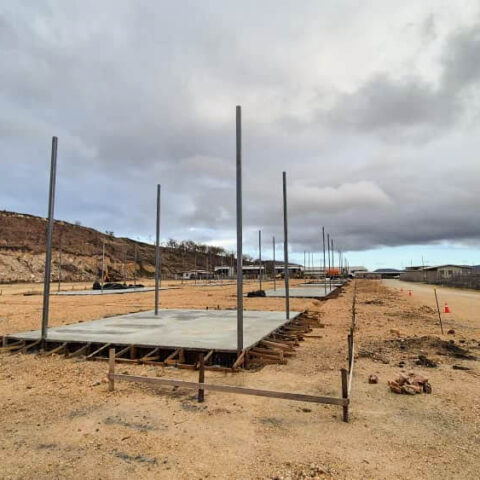 Factory Foundation Slab