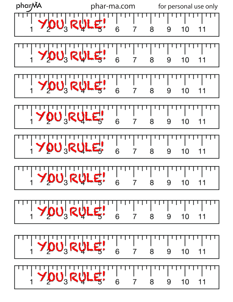 tape measurer Valentine tags