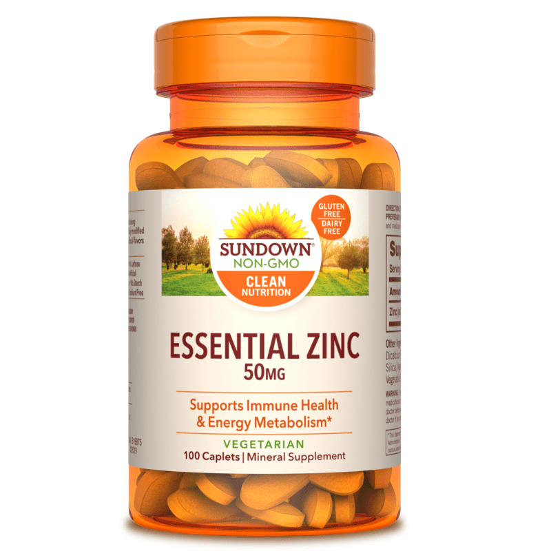 Sundown Essential Zinc 50mg 100 Tablets Pharmaholic
