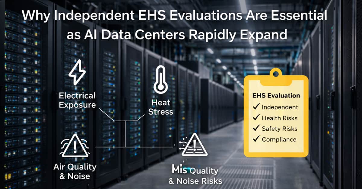 Why Independent EHS Evaluations Are Essential as AI Data Centers Rapidly Expand