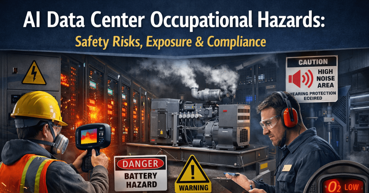 Understanding Occupational Hazards in AI Data Center Environments