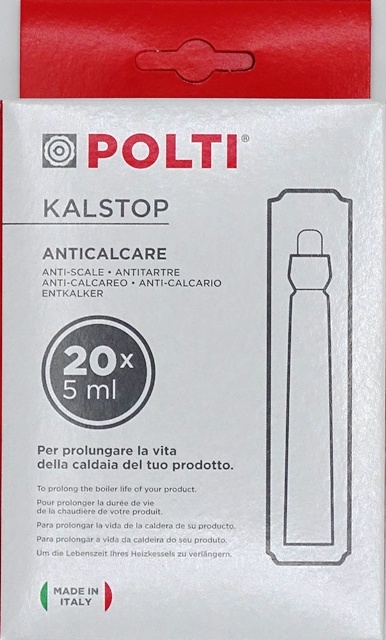 Phatisfay by Activa Ht srlPolti PAEU0094 – Confezione 20 fiale anticalcare  Kalstop Vaporetto Vaporella Lecoaspira