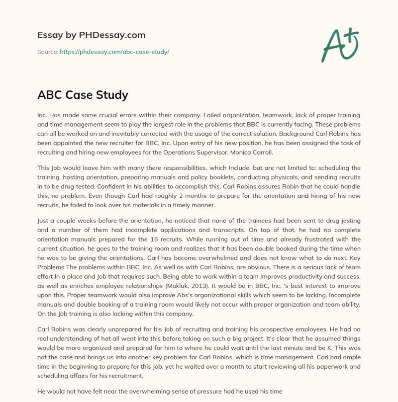 Abc Case Study Phdessay Com - Premium Nature Image Gallery - HD