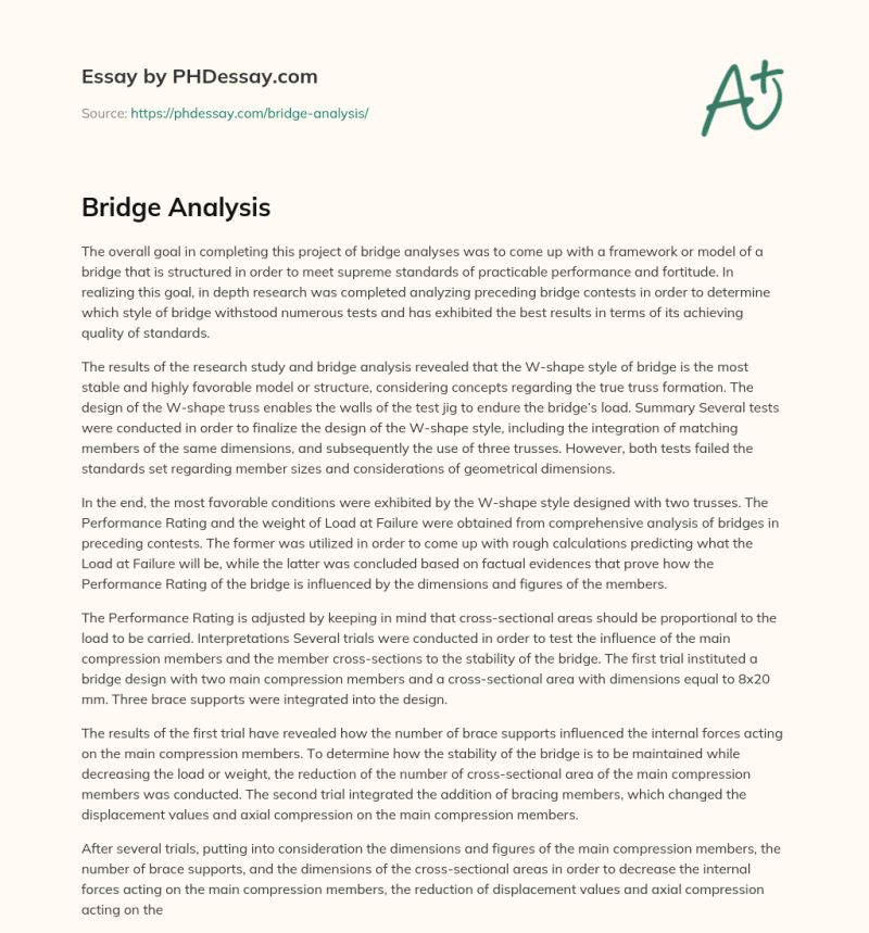 Bridge Analysis - Premium Colorful Wallpaper - HD