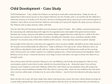 Child Development Case Study 600 Words Phdessay
