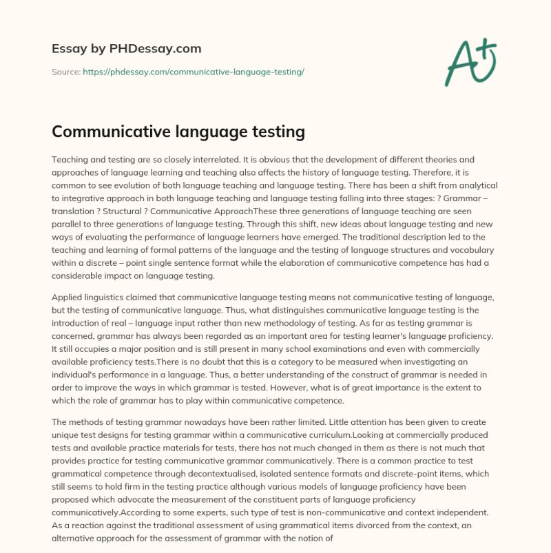 Communicative Language Testing Pdf - Landscape Design Collection - High Resolution Quality