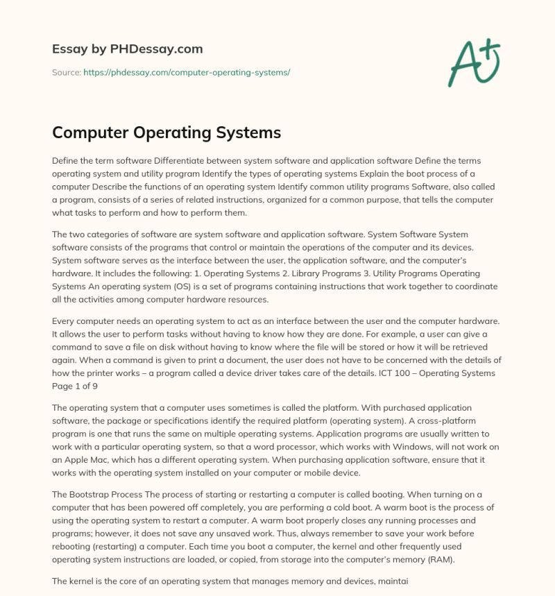 Security Analysis Operating Systems Essay Example Free - Modern Retina Ocean Wallpapers | Free Download