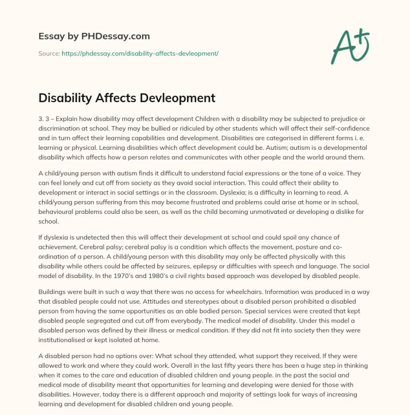 Overcoming Disability Free Essay Example - Premium Gradient Image Gallery - Retina