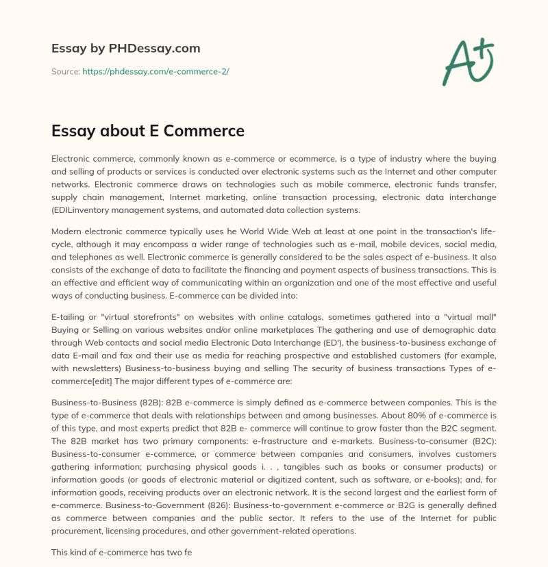 E Commerce Assignment Essay Example Graduateway - Amazing Retina Geometric Images | Free Download