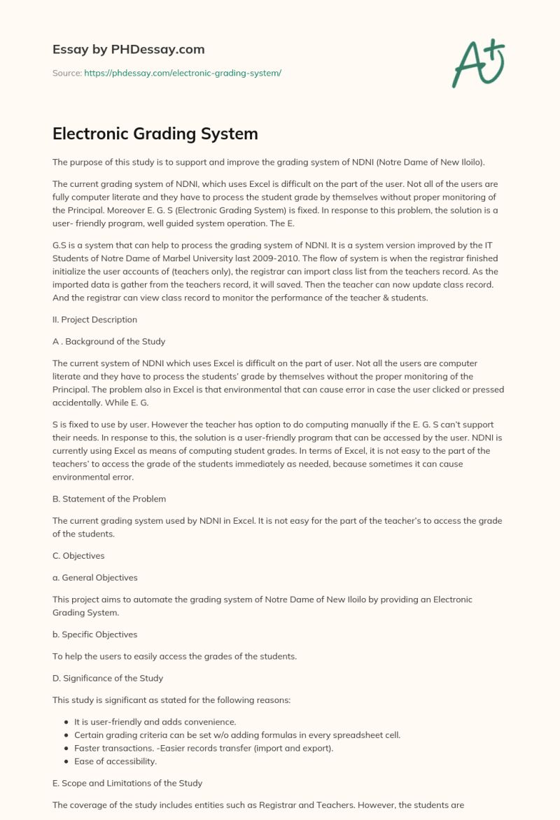 Electronic Grading System Phdessay Com - Elegant HD Space Illustrations | Free Download