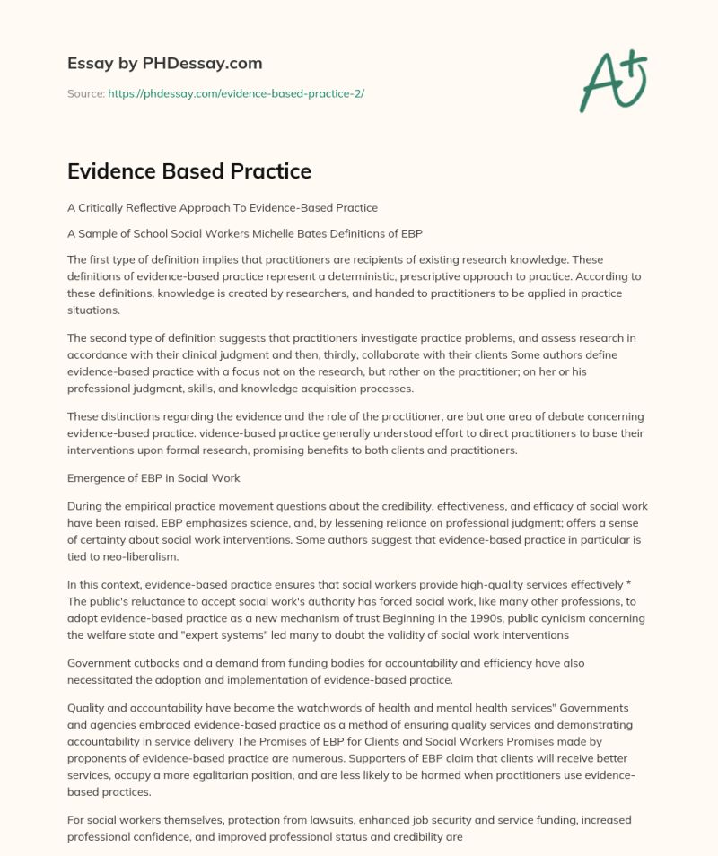 Evidence Based Practice Writ Task - Download Modern Vintage Picture | Retina