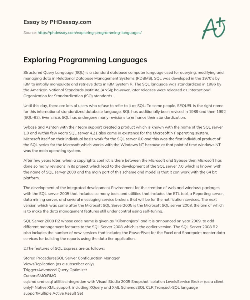 Exploring Programming Languages 600 Words Phdessay Com - Stunning Desktop Mountain Images | Free Download