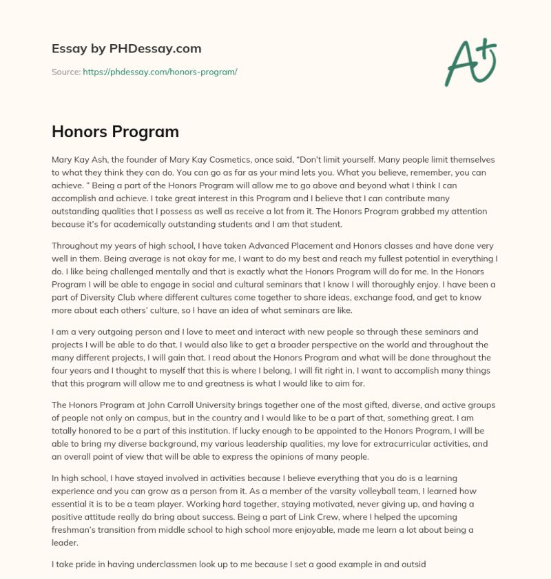Honors Program Sample College And Application Essay Example - Ultra HD Dark Designs for Desktop