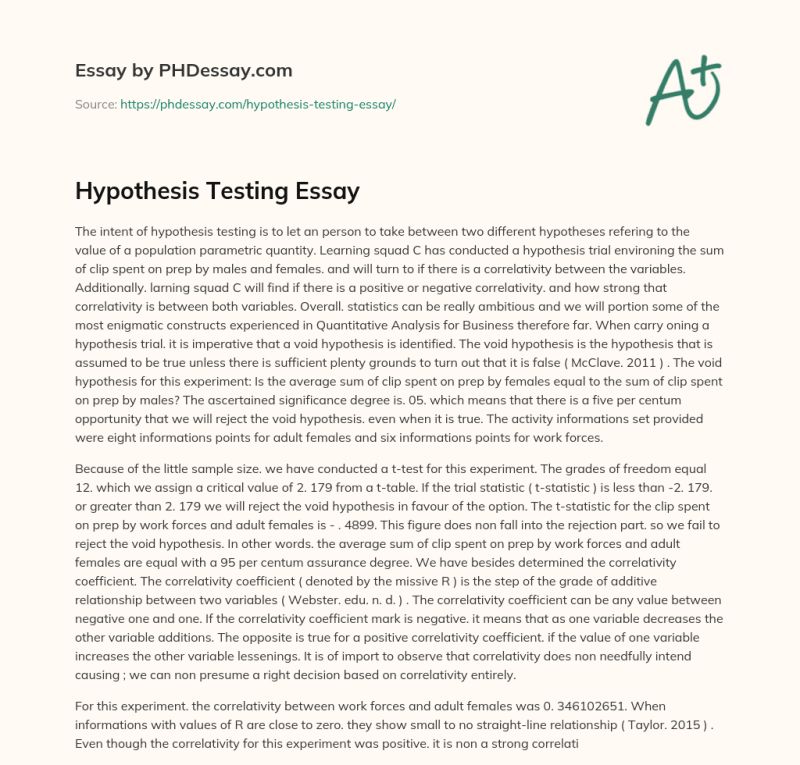 Data Analysis In Hypothesis Testing Free Essay Example - Retina Landscape Illustrations for Desktop