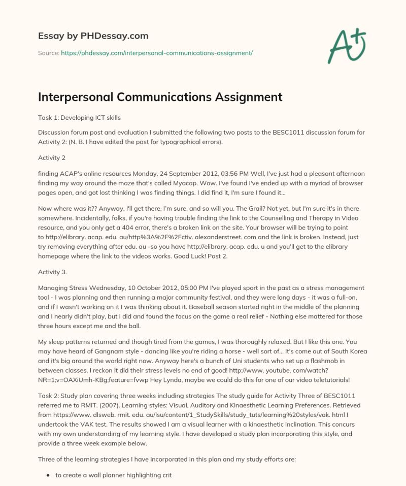 Epc Assignment 1 Pdf Interpersonal Communication Social Group - Best Geometric Patterns in Desktop
