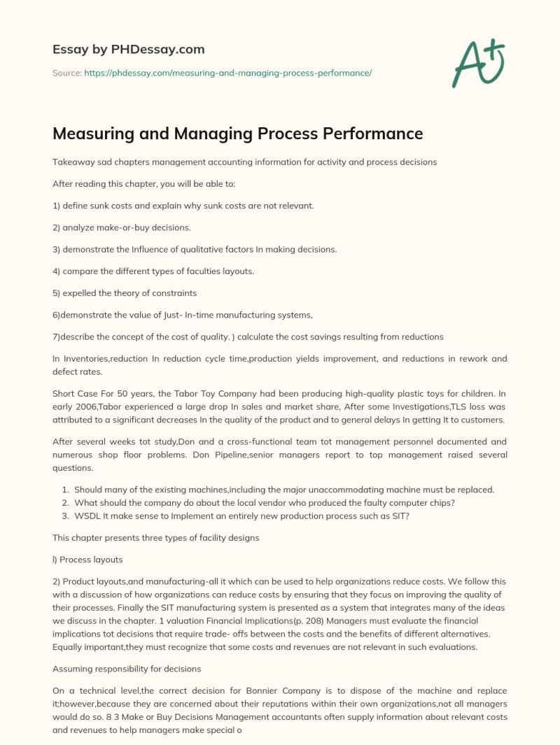 Chapter 07 Measuring And Managing Process Performance Pdf - Retina Mountain Photos for Desktop