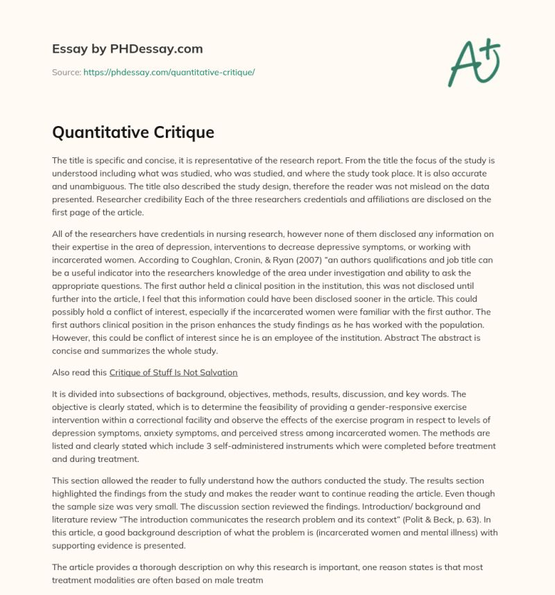 Quantitative Research Manuscript Critique Assignment - Professional 4K Light Textures | Free Download