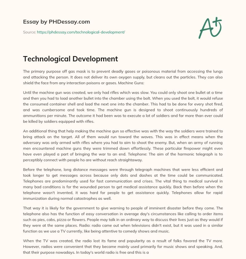 Essay Example On Technological Progress Transforming Lives Through - Download Perfect Mountain Image | 4K