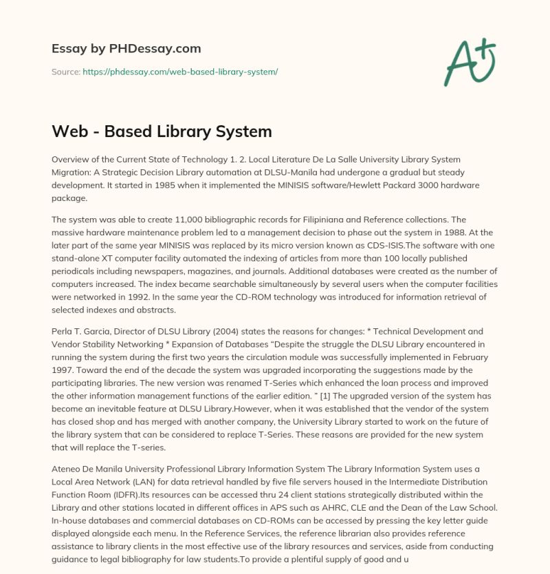 Pdf Web Based E Library System - Premium Space Wallpaper Gallery - Mobile