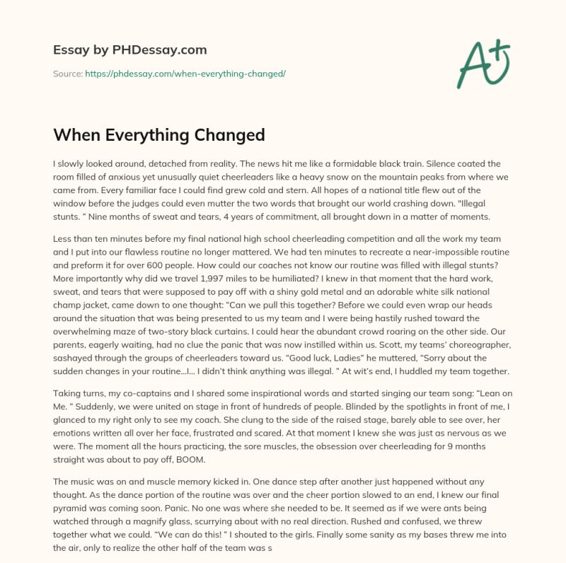 The Friday Everything Changed Essay Example Studyhippo Com - Professional Full HD Light Wallpapers | Free Download