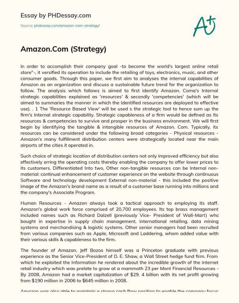 Amazon Business Analysis Free Essay Sample On Samploon Com - Modern Landscape Picture - HD