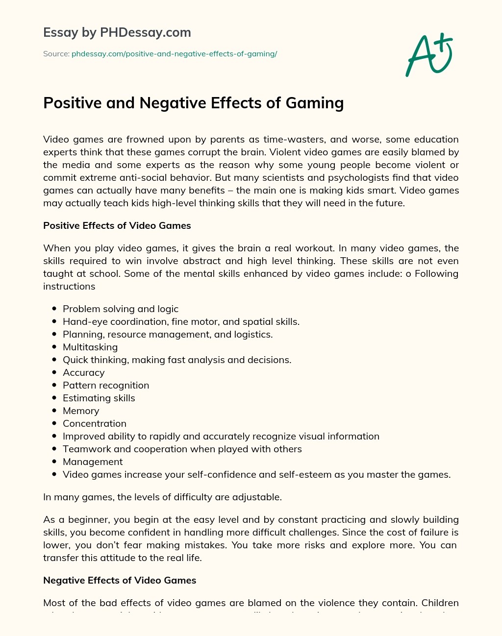 Positive And Negative Effects Of Video Games Neurology Video Games Psychology Disorders Teens are on the lookout for likes Similar to the way they use Facebook teens may measure the. Positive And Negative Effects Of Video Games Neurology Video Games Psychology Disorders If other methods arent.