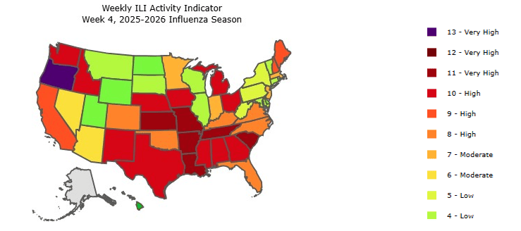 Viral Respiratory Diseases Week 4 2026 District 2 Image 11 